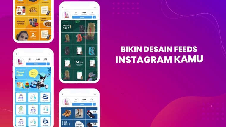bikin design instagram feed